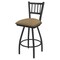Holland Bar Stool Co 30" Swivel Bar Stool, Pewter Finish, Canter Sand Seat X810 - alternate 1